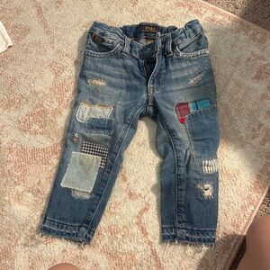 Polo by Ralph Lauren Blue Patchwork Jeans
